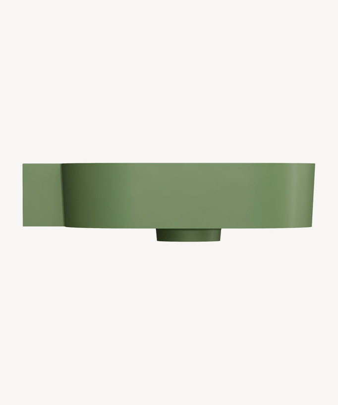 Ovo - Lavabo sospeso - Verde Oliva
