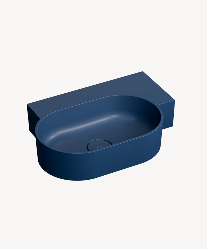 Ovo - Lavabo sospeso - Blu