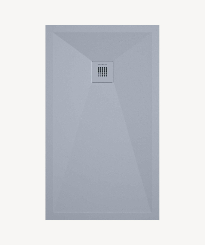 Piatto doccia Grigio finitura liscia Stone Plus, griglia colorata - small