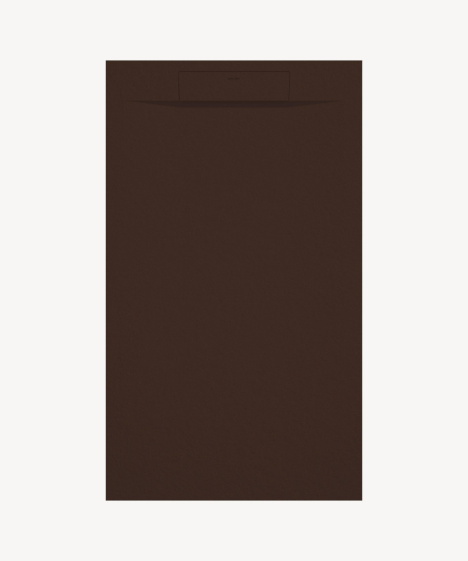 Piatto doccia Cioccolato, texture Pietra Zeus, rettangolare - small