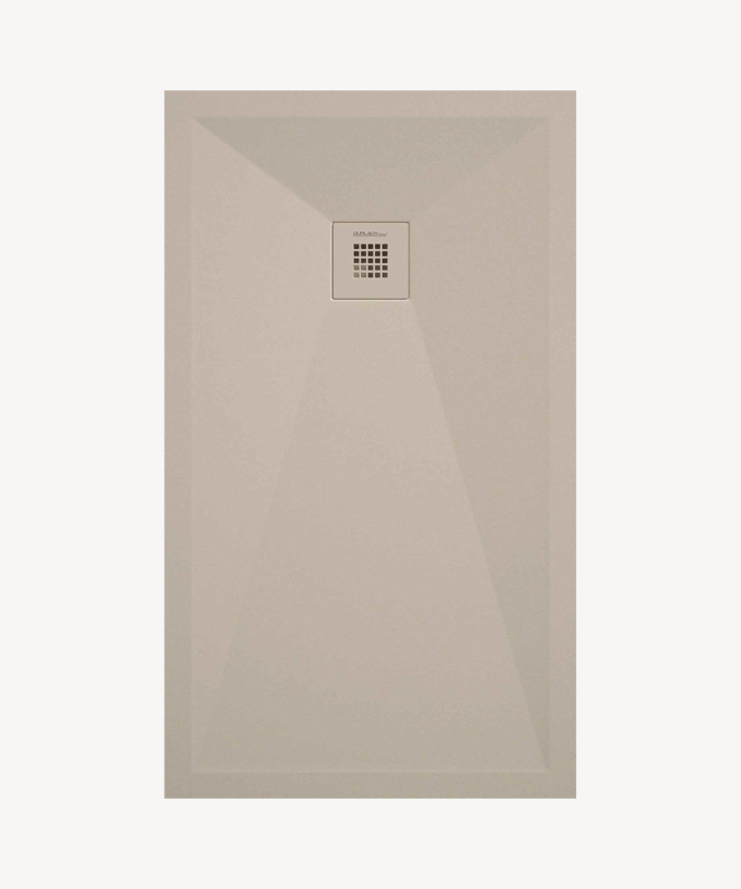 Piatto doccia Crema finitura Liscia Stone Plus, griglia colorata - small