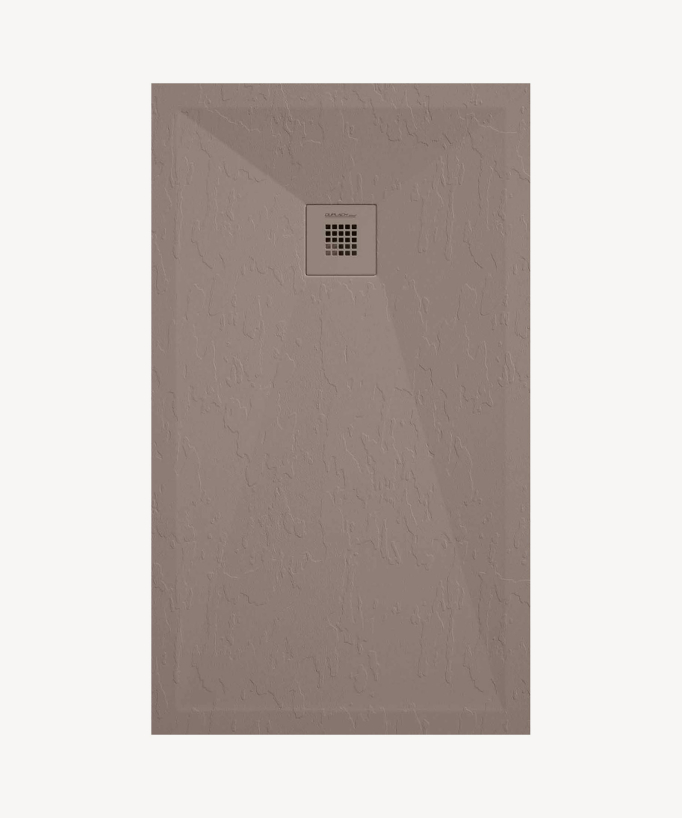 Piatto doccia Sabbia finitura Ardesia Stone Plus, griglia colorata - small