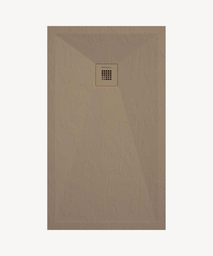 Piatto doccia moka effetto ardesia Stone Plus - small