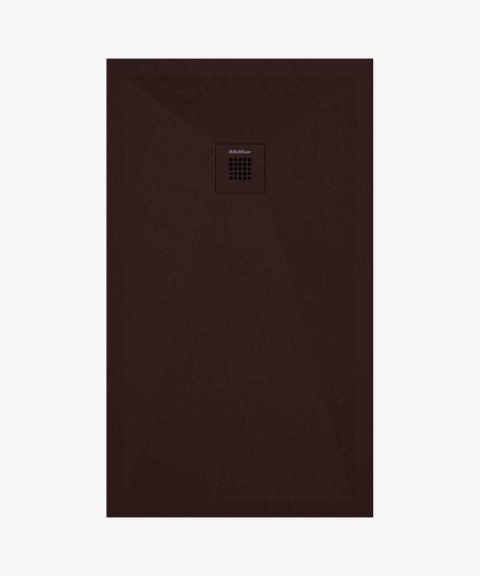 Piatto doccia cioccolato effetto ardesia Stone Plus - small