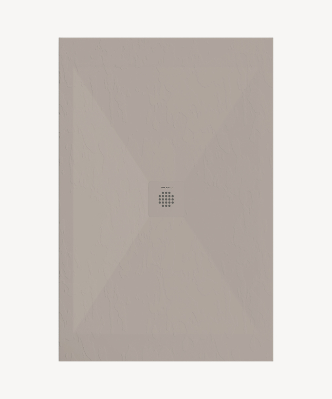 Receveur de douche Sable, finition ardoise Stone SORTY, grille de couleur