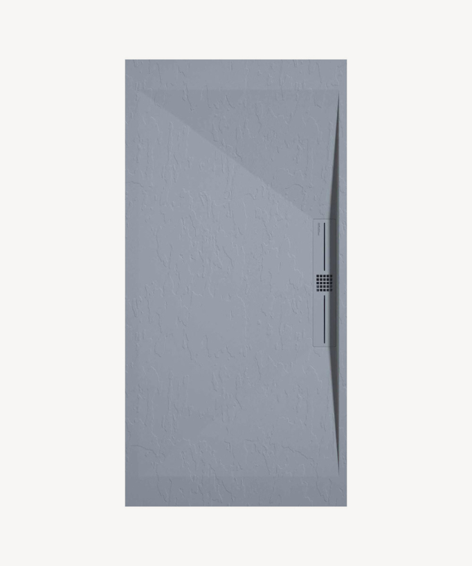 Piatto doccia Grigio, Ardoise Stone SIDE, griglia colorata - small