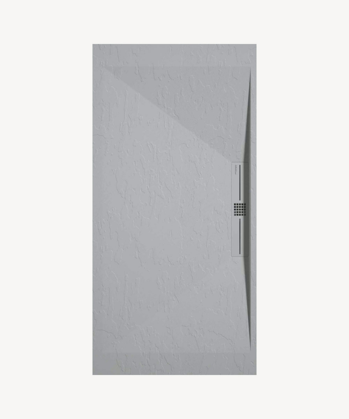 Piatto doccia Grigio 7035, Ardoise Stone SIDE, griglia colorata - small