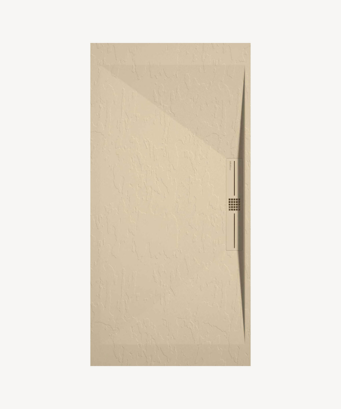 Piatto doccia Crème, Ardesia Stone SIDE, griglia colorata - small