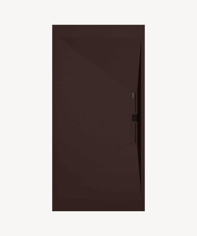 Piatto doccia Cioccolato, Lisse Stone SIDE, griglia colorata - small