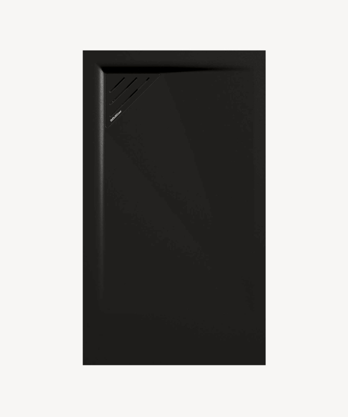 Piatto doccia Noir, finitura Liscia Stone MIO, griglia colorata - small