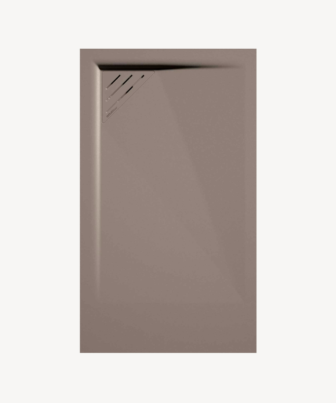 Piatto doccia Sable, finitura Liscia Stone MIO, griglia colorata - small