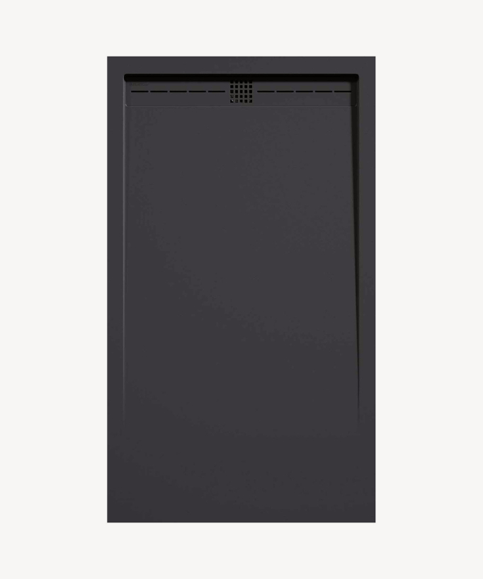 Piatto doccia Anthracite, finitura Liscia Stone CACH, griglia colorata - small