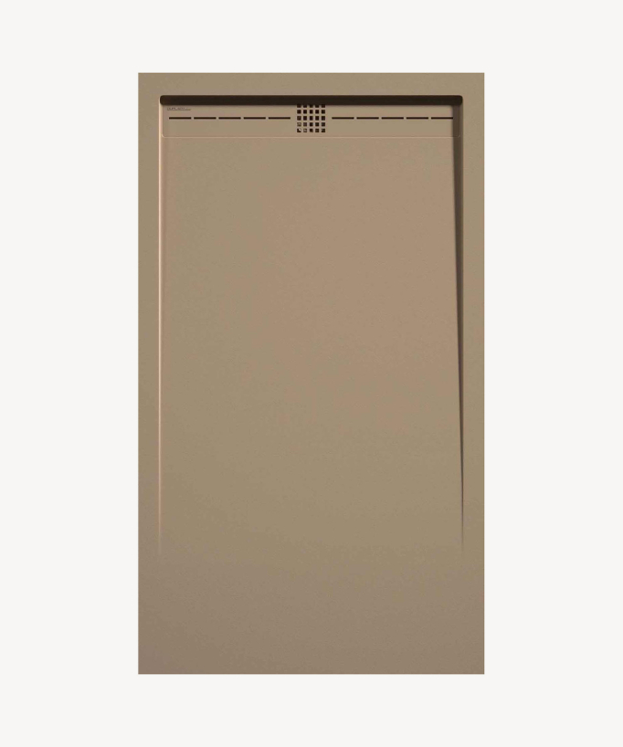 Piatto doccia Moka, finitura Liscia Stone CACH, griglia colorata - small