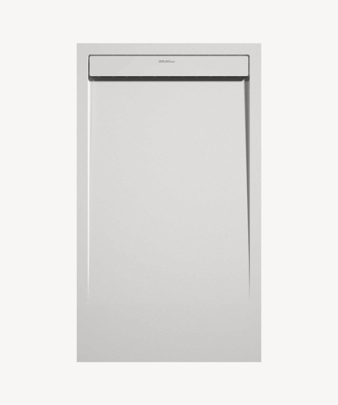 Piatto doccia Bianco, finitura Liscia Stone SMART, griglia colorata - small