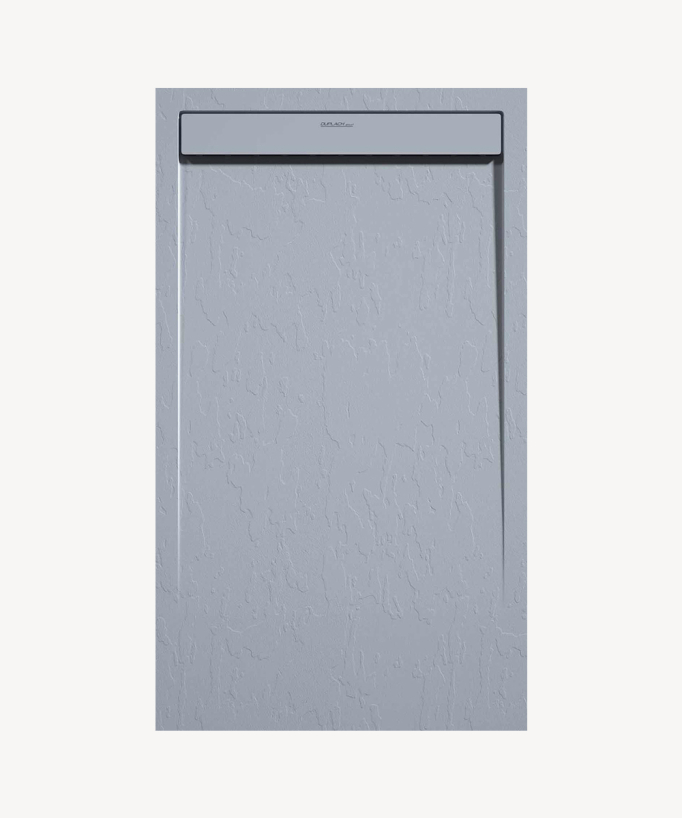 Piatto doccia Grigio, finitura Ardesia Stone SMART, griglia colorata - small