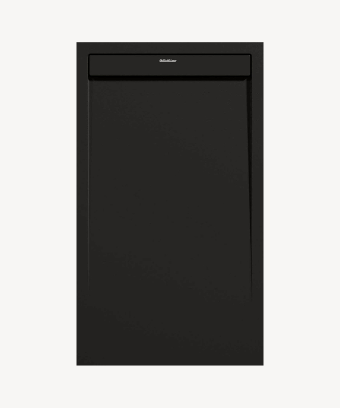 Piatto doccia Nero, finitura Liscia Stone SMART, griglia colorata - small