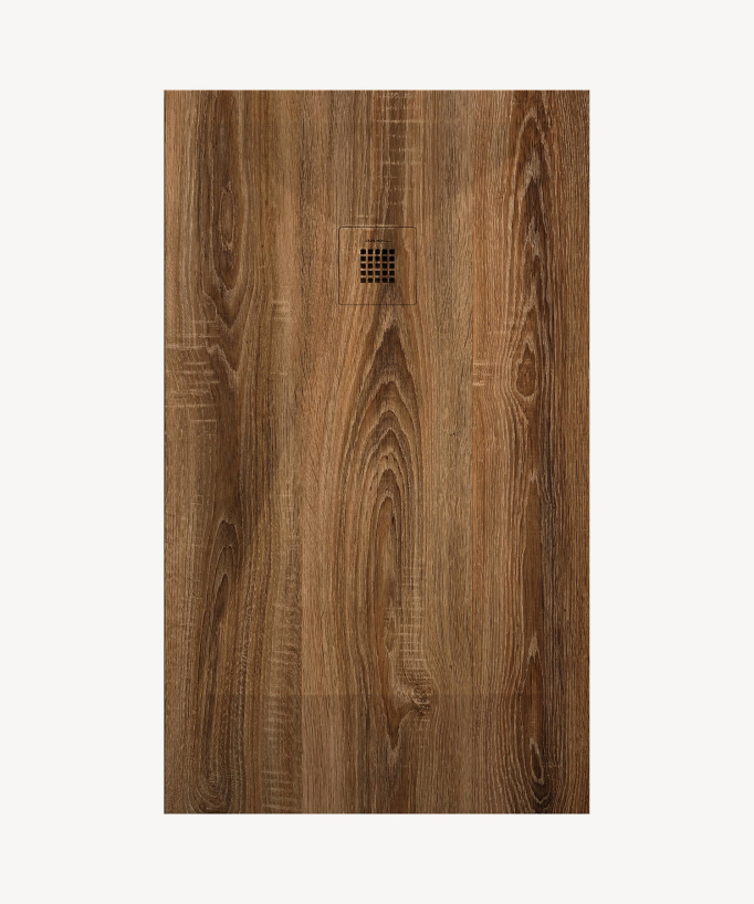 Piatto doccia Noyer, finitura Liscia Stone 3D, griglia colorata - small