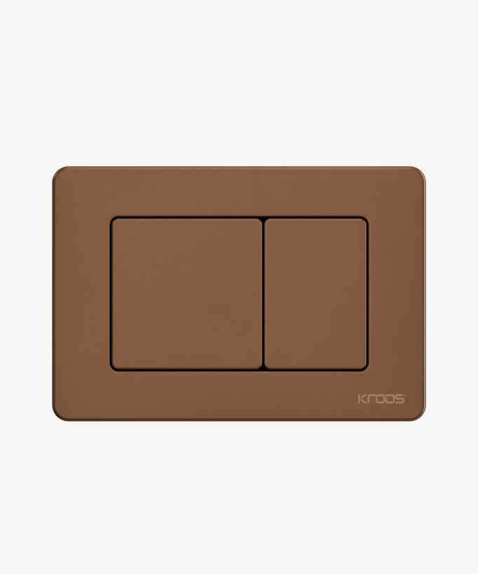 Placca di comando in acciaio per cassetta Sigma Geberit, Oro rosa spazzolato - small