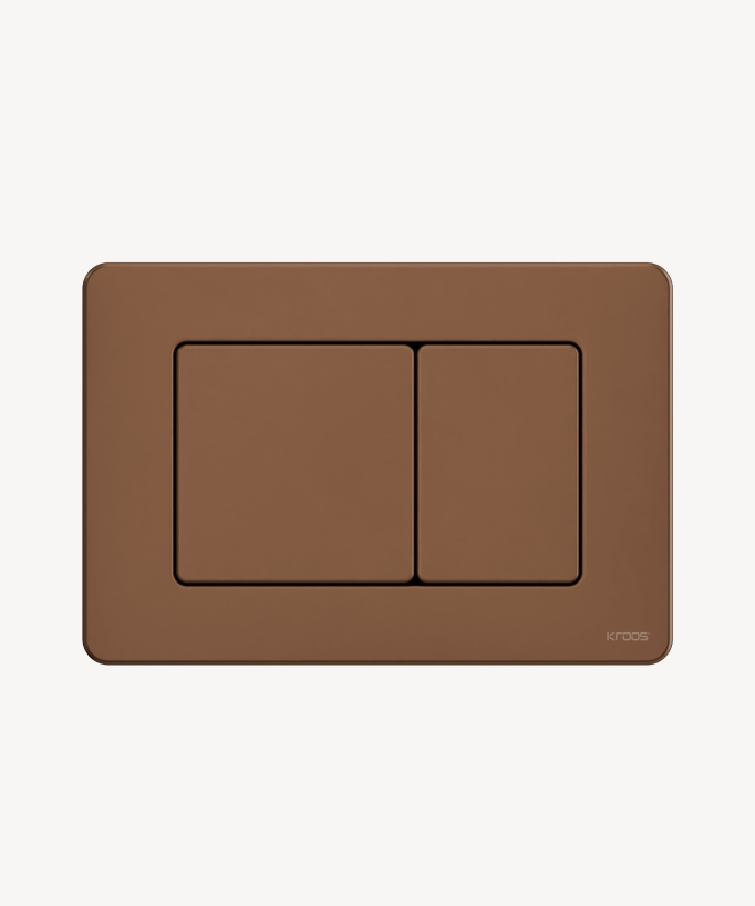 Placca di comando in acciaio per cassetta Sigma Geberit, Oro rosa spazzolato - small