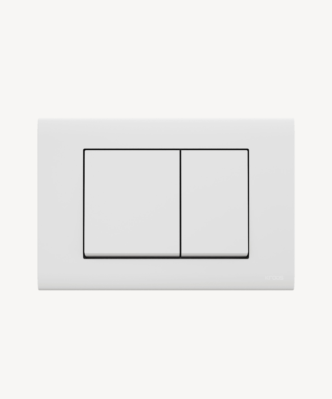 Placca di comando a doppio azionamento compatibile con Sigma Geberit