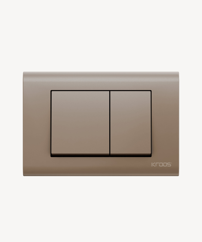 Placca di comando a doppio azionamento compatibile con Sigma Geberit