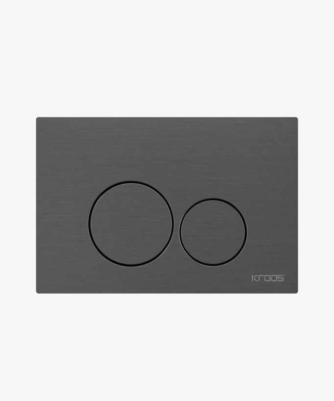 Placca di comando doppio tasto in acciaio inox per cassetta Sigma Geberit