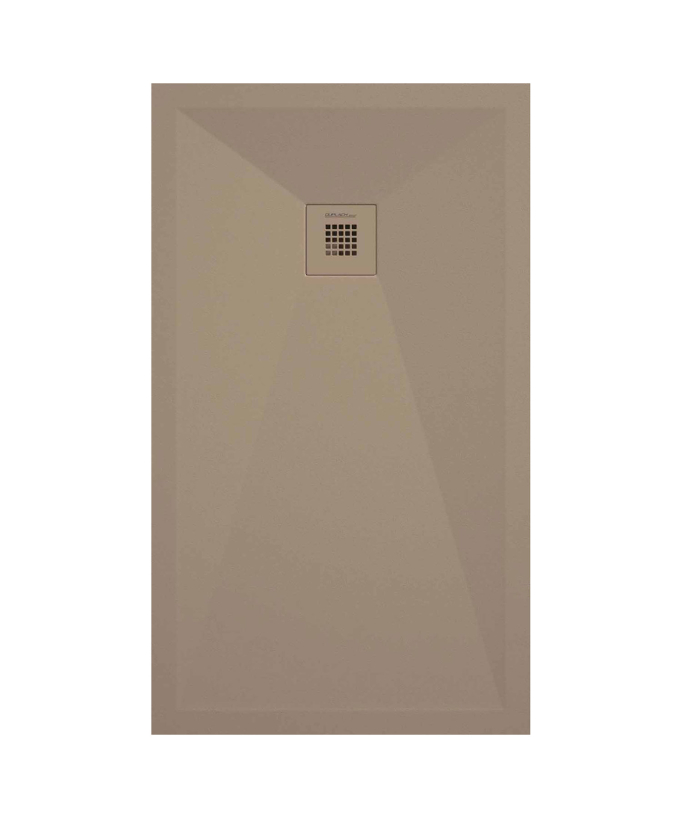 Piatto doccia moka effetto liscio Stone Plus - small