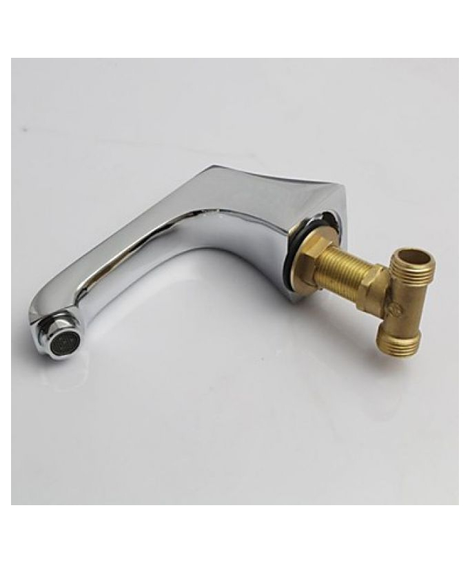 Rubinetto lavabo vintage 3 fori, cromato