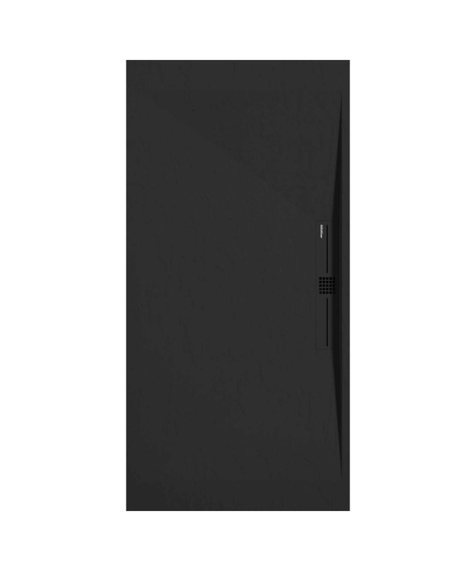 Piatto doccia Nero, Ardoise Stone SIDE, griglia colorata - small