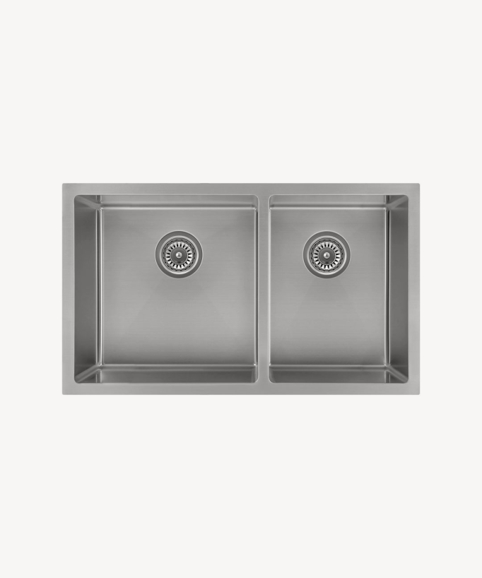 Lavello doppio 760 mm - acciaio inox - Jaboty