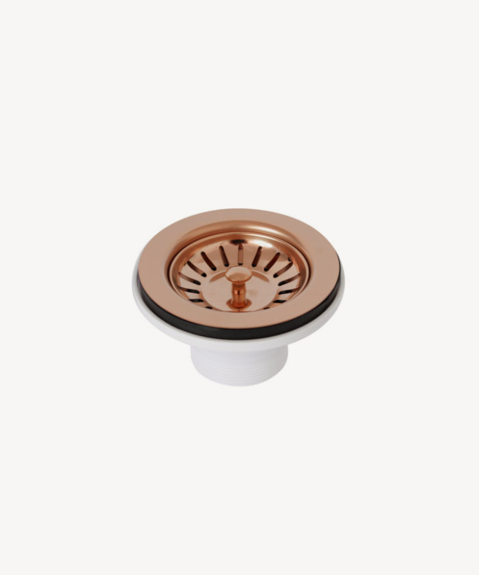 Lavello doppio da cucina 760 mm - rame spazzolato - Jaboty