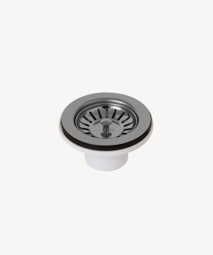 Lavello singolo da cucina 550 mm - metallo spazzolato - Ohia