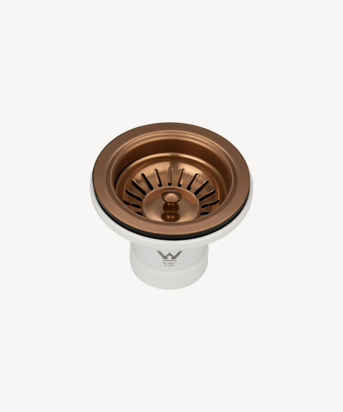 Lavello singolo 750 mm - Rame spazzolato - Hiba