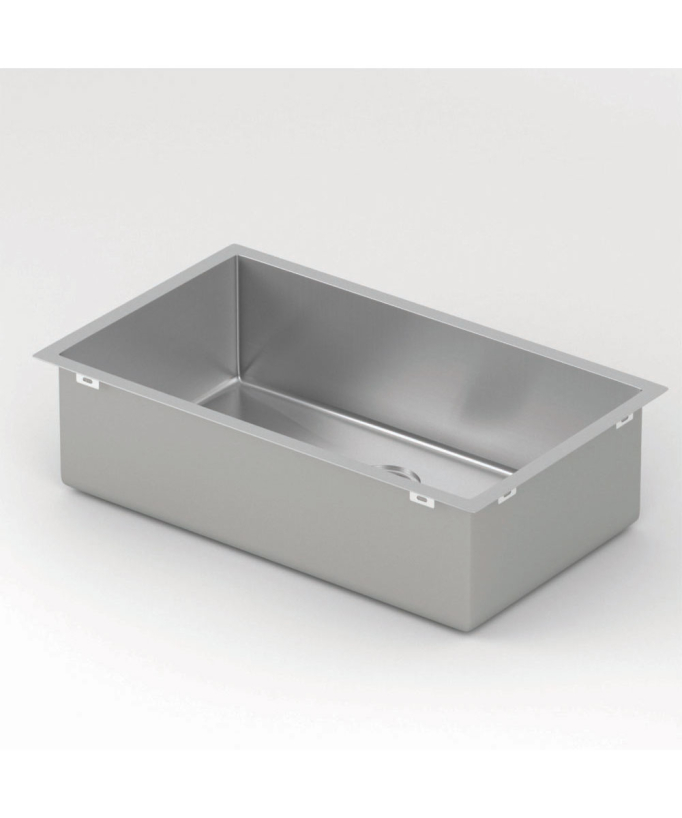 Lavello singolo 750 mm - acciaio inox - Hiba
