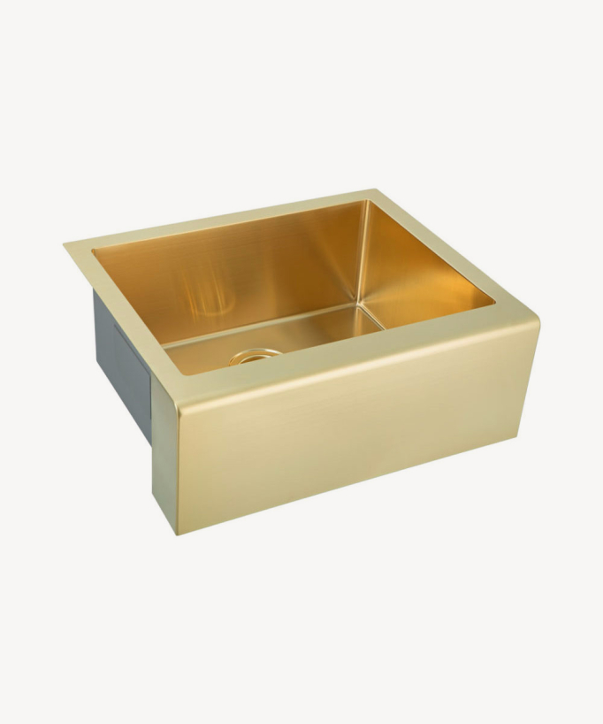 Lavello 600 mm - Ottone spazzolato - Sugi