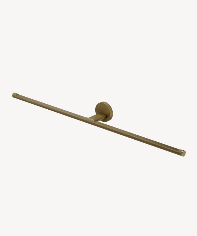 Porta asciugamani a parete Oro spazzolato - Leros