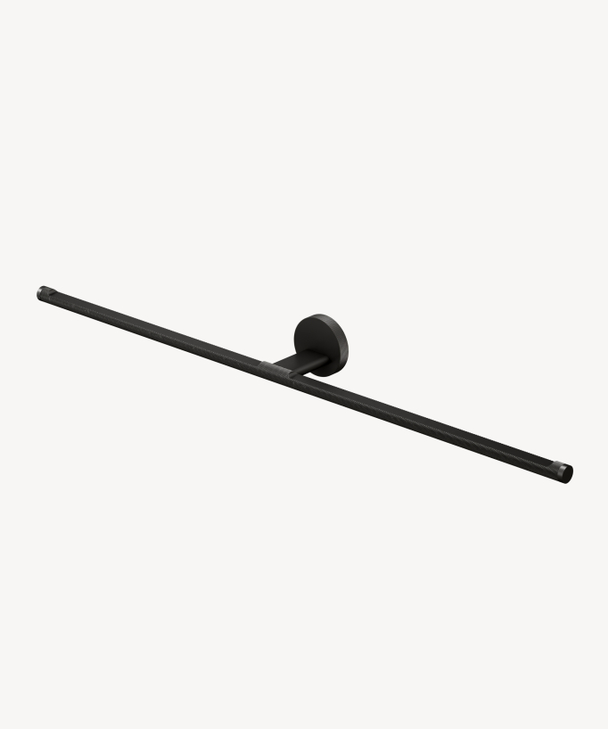 Porta asciugamani a parete Gun metal - Leros