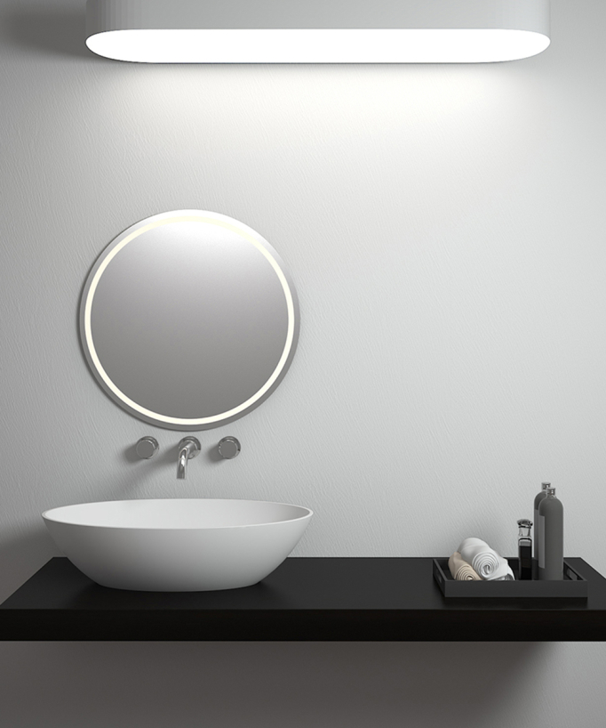 Lavabo ovale freestanding Blanc mat - Dolisie