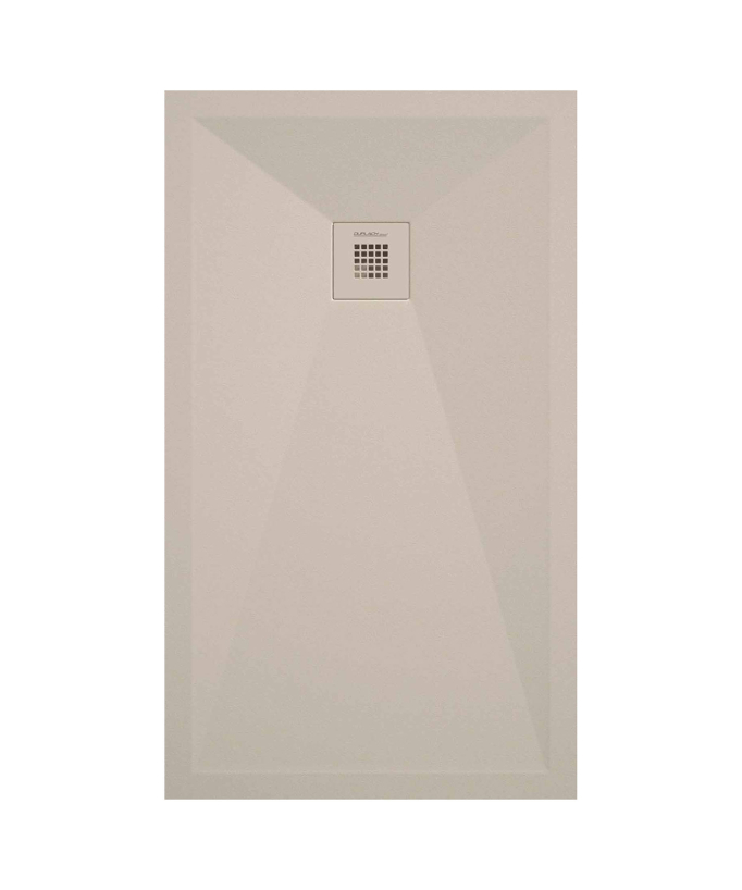 Receveur de douche Crème finition Lisse Stone Plus, grille de couleur