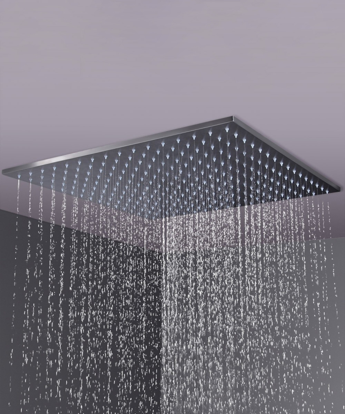 Sistema doccia termostatico a soffitto - 500 mm