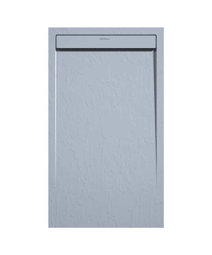 Piatto doccia Grigio, finitura Ardesia Stone SMART, griglia colorata - small