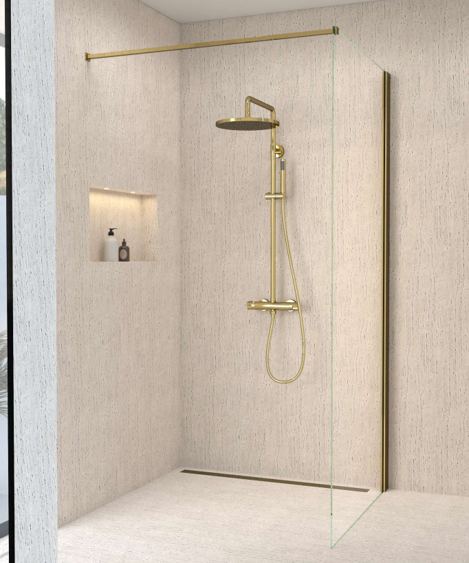 Colonna doccia termostatica rotonda - Corbeau