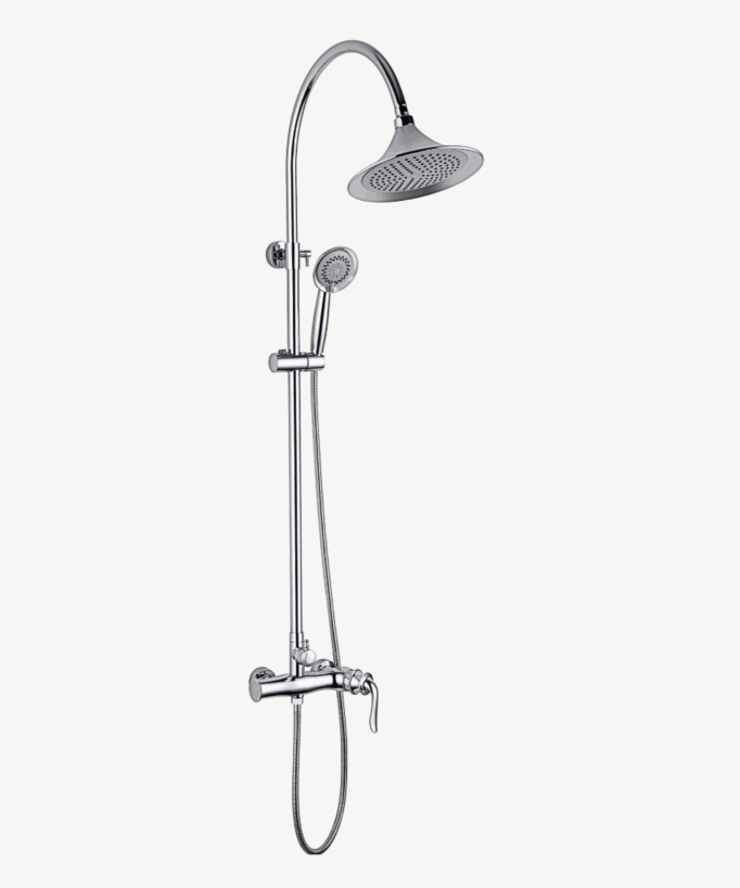 Colonne de douche à poser Chromé Erbe