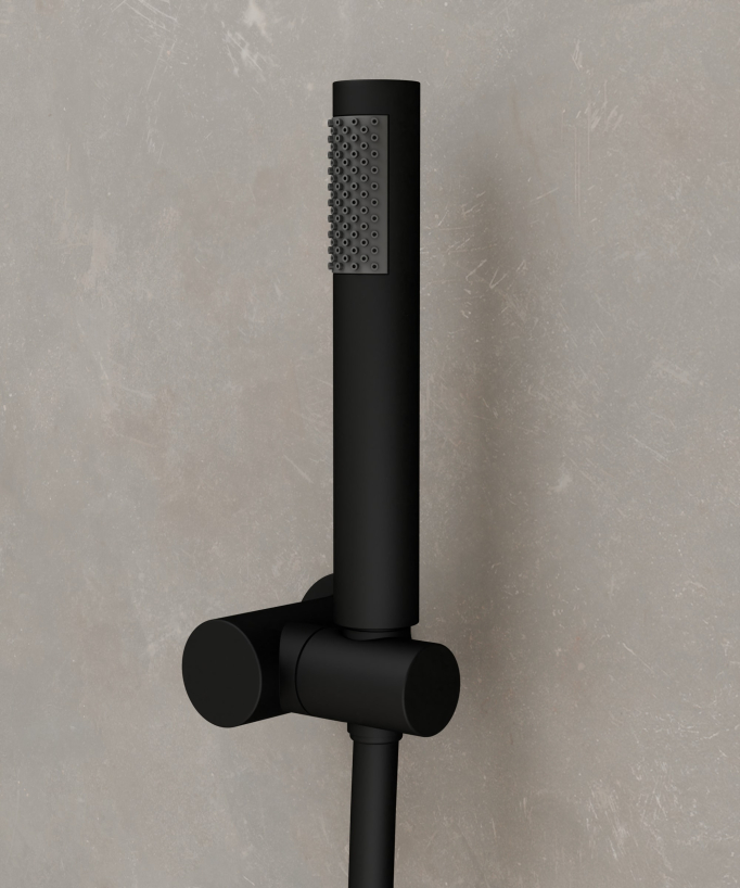 Colonna doccia a parete nera - Leros