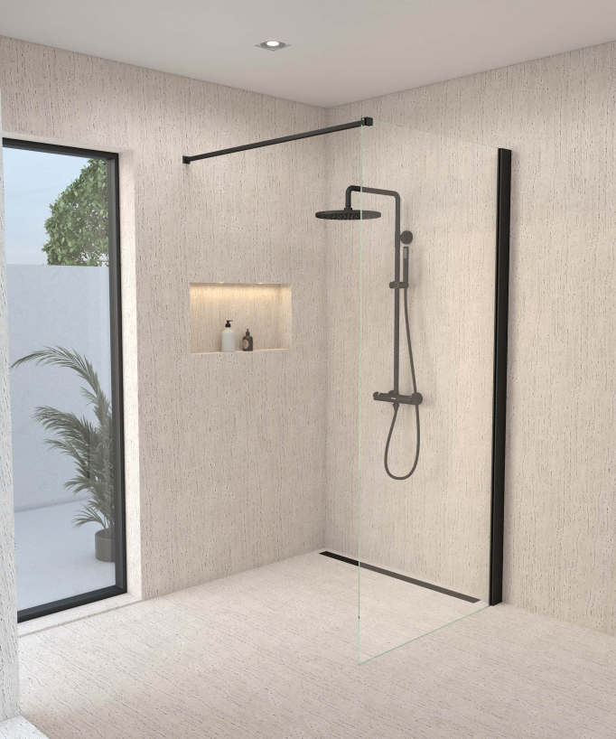 Colonna doccia termostatica rotonda - Corbeau