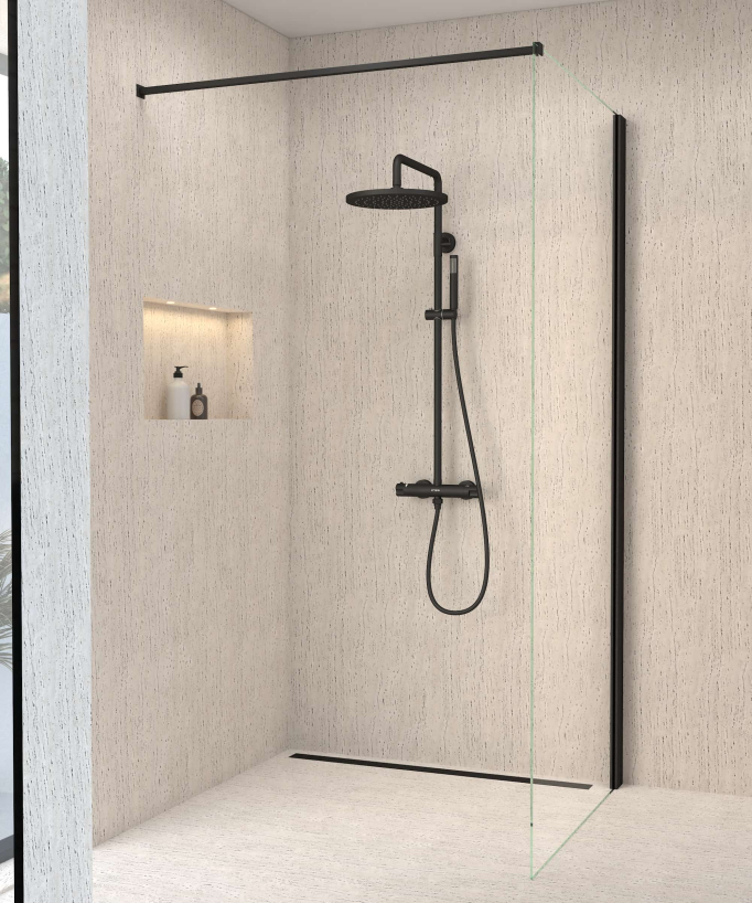 Colonna doccia termostatica rotonda - Corbeau