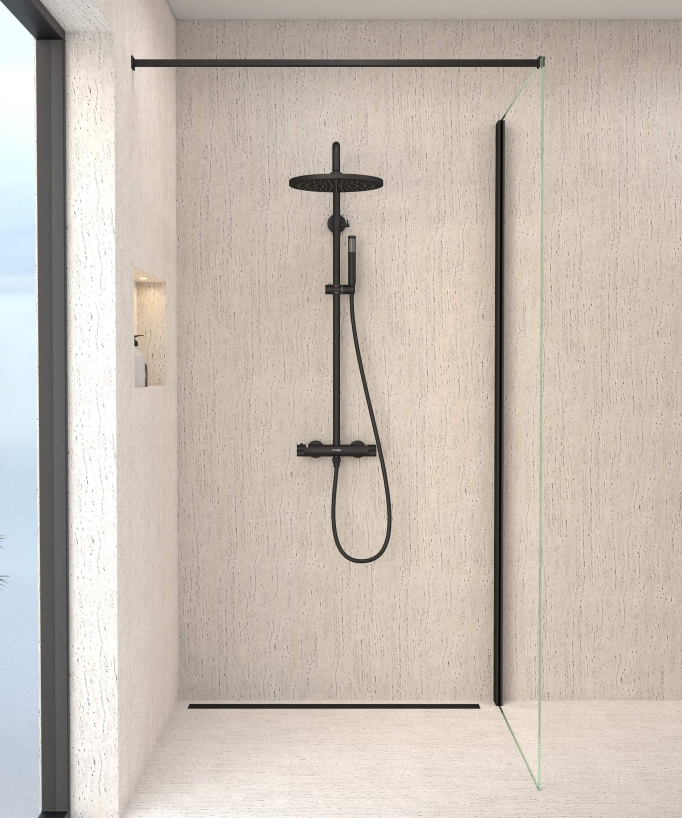 Colonna doccia termostatica rotonda - Corbeau