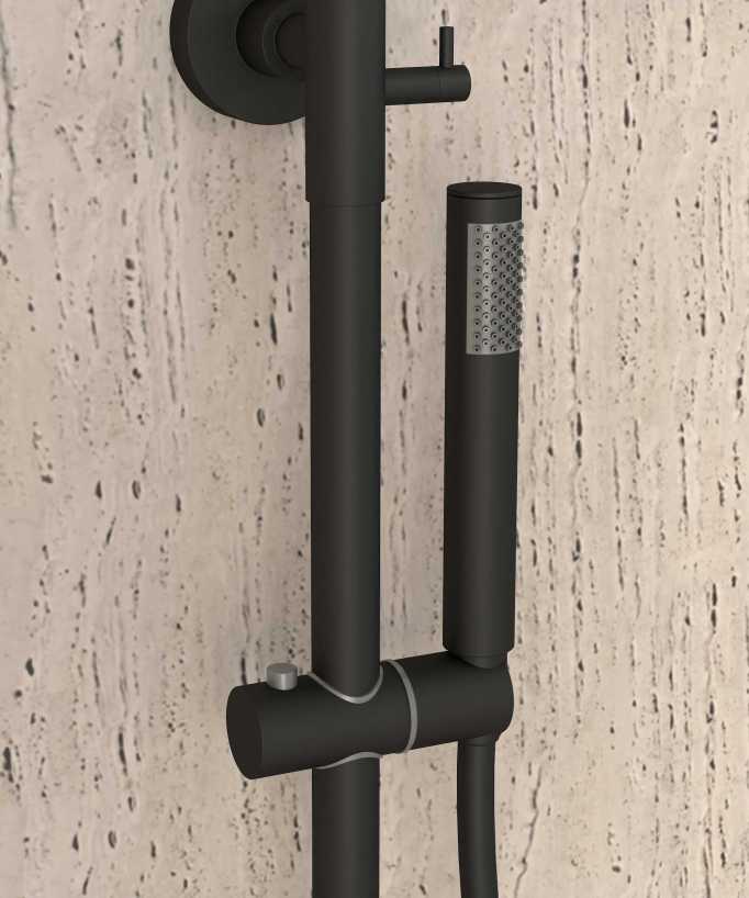 Colonna doccia termostatica rotonda - Corbeau