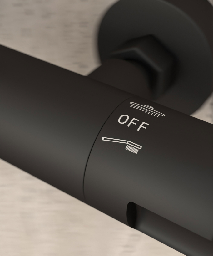 Colonna doccia termostatica rotonda - Corbeau