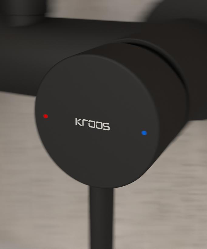 Colonna doccia e vasca nera - Corbeau